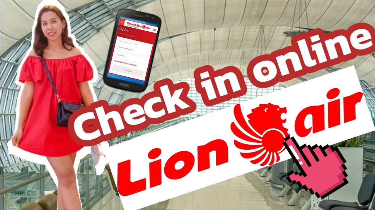 สอนเช็คอินออนไลน์ (Check in online) Thai Lion Air | Flying Ticket | พี่พลอย