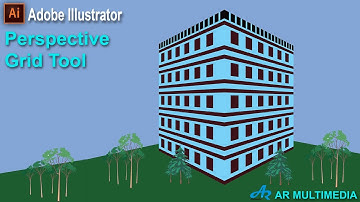 Adobe Illustrator Tutorial: How to Use Perspective Grid Tool in Illustrator CC {AR Multimedia} 2