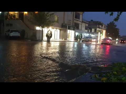 بالفيديو كردستان تستقبل فصل الشتاء بامطار غزيرة