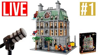 LEGO Marvel Sanctum Sanctorum LIVE build - #1 | Set 76218