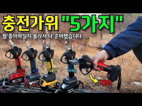 디월트 밀워키 마끼다 보쉬 계양 <strong>밧데리</strong> 사용 전동가위