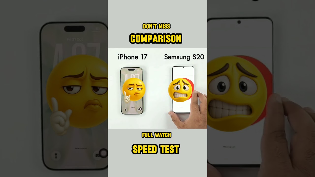 Speed Test Showdown: Next-Gen Apple vs Past-Gen Samsung. The results are shocking!#shorts