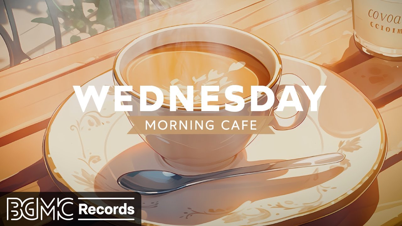WEDNESDAY MORNING JAZZ: Relaxing Instrumental Music ☕ Smooth Jazz Music at Cozy Coffee Shop Ambience