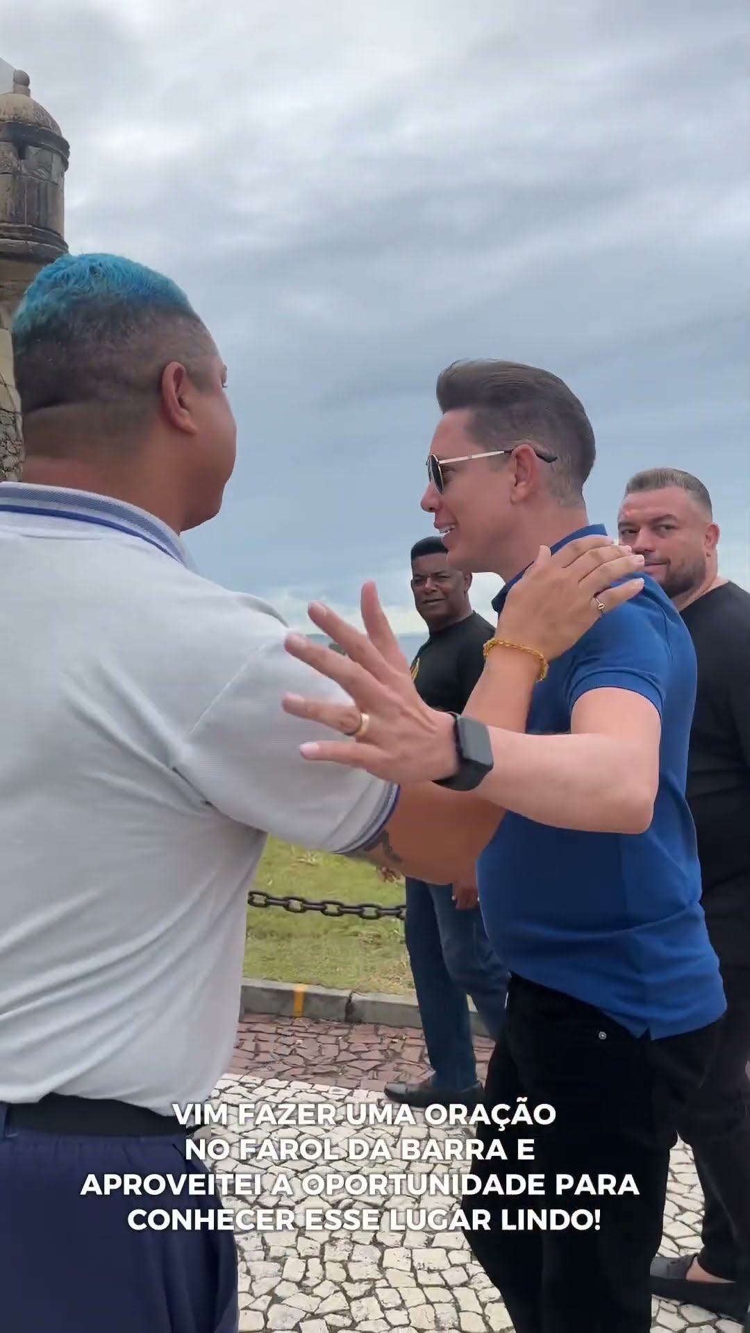 Bispo Bruno no farol da Barra