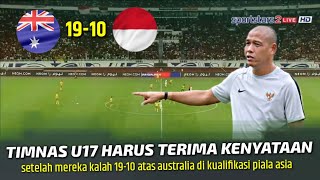 kualifikasi piala Asia U-17 Indonesia vs Australia 2024 berlangsung live dengan skor akhir 19-10