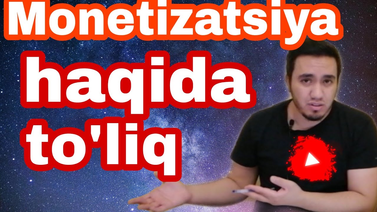 Monetizatsiyaga ulanish.Monetizatsiya yoqish haiqda to'liq. Монетизация