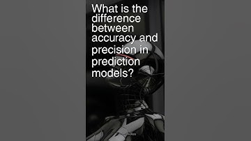 Today’s Question: Difference B/W Accuracy & Precision #machinelearning #interviewprep #datascience