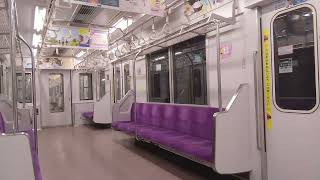 東京メトロ半蔵門線｜押上駅→錦糸町駅（08系電車08-101Fの8号車）車内と地下鉄の車窓、走行音、アナウンス。2024/1。Tokyo Metro Hanzomon Line JAPAN TRAIN