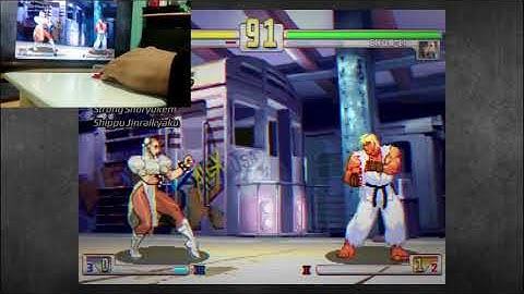 Evo Moment #37 Trial - SFIII: 3rd Strike Online Edition. (on DIY Hitbox)