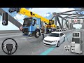 HIGHWAY LOGISTICS: THE BIG TRANSACTION! | Heavy Crane Truck & Convoy Cash Payment 🏗️⛽💸