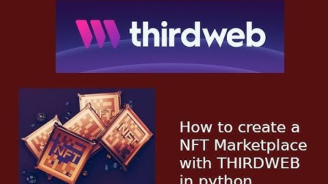 Create an NFT Marketplace in python