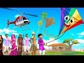   magical kite   funny comedy hindi  village festival stories