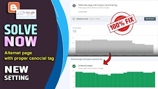 Alternate Page With Proper Canonical Tag In Blogger ?M1 Google Search Console Problem Fix