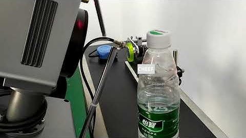 Do you know how to adjust parameters when printing PE water bottle with CO2 laser marking machine?