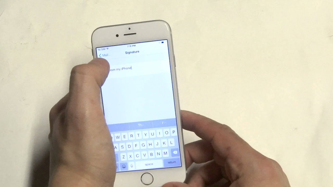 Apple Iphone 6 How To Change Email Signature Fliptroniks Apple Iphone 6 How To Change Email Signature Fliptroniks