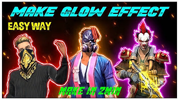 HOW TO MAKE FREE FIRE CHARACTER GLOW EFFECT || CHARACTER GLOW THUMBNAIL TUTORIAL 🎯 FREE FIRE ||