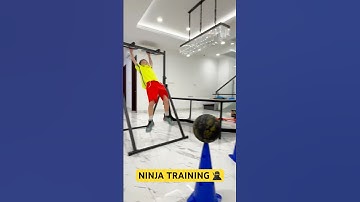 DOUBLE NINJA TRAINING 🥷 AGILITY CIRCUIT ✨ NEXT LEVEL #shorts #speedandagility #viralshorts #ninja