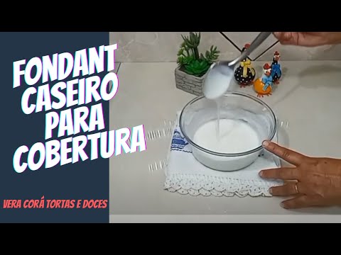 Fondant Caseiro Cobertura Deliciosa Para Bolos E Bolachas