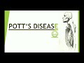 Pott's diseases😷 inn Hindi for nursing or paramedical students👦📖🎒