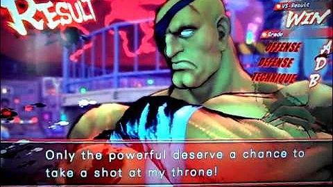 STREET FIGHTER 4 Sagat Lucky Bastard //// Ultra Combo Glitch!!!