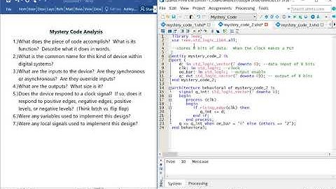 [CET3136C - Logic Devices Programming] Multibit Latches, Registers, Counters, and Memory