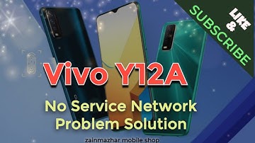 Vivo Y12A No Service Network Problem Solution By Zain  Mobile