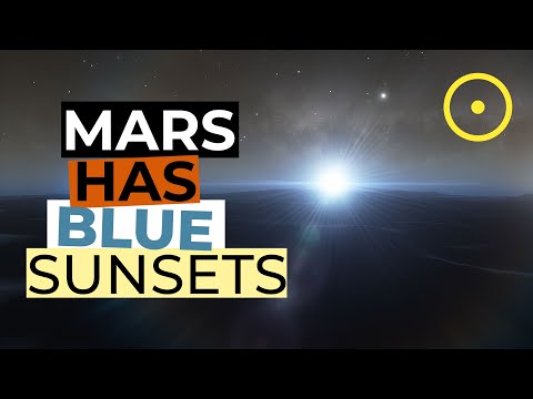 Video: Varför har mars blå solnedgång?