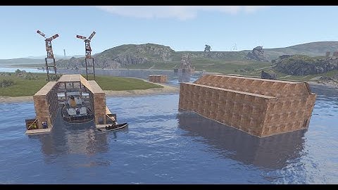 Rust 2025 tugboat bunker anti submarine base design + build tutorial 12/6