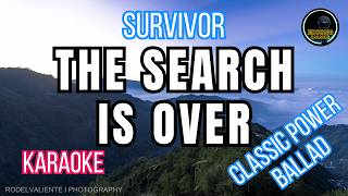 Download lagu THE SEARCH IS OVER – Survivor | Karaoke Version | Classic Power Ballad | EDSONG Karaoke