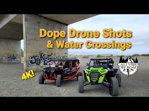 Dope Drone Shots & Water Crossings |SXS Group Ride @Esparto