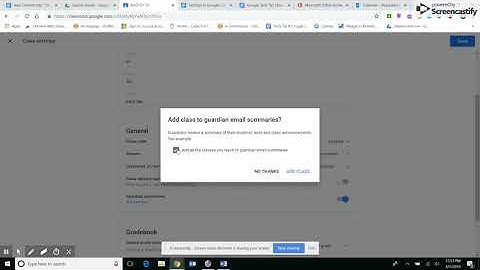 Video 6  Settings & Guardian Email to Google Classroom 52426