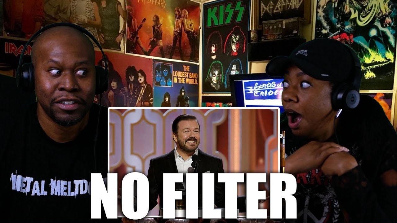 Пара реагирует на самые жестокие моменты Рика Джервейса