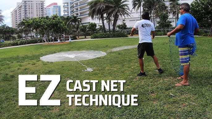 How to throw a 10 foot cast net 