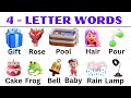 4letter words  learn english alphabets  english vocabulary for kids