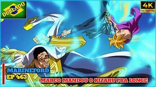 🇧🇷Marco Protege O Barba Branca Do Kizaru Marineford Dublado #Onepiece