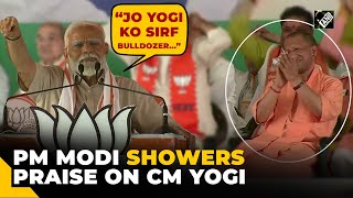 From Bulldozer to UP’s development mission, PM Modi sings praises for Yogi Adityanath in Aligarh
