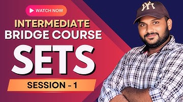 INTERMEDIATE 1st year Maths BRIDGE COURSE // SESSION -1 // @backlogsbabai1797 //