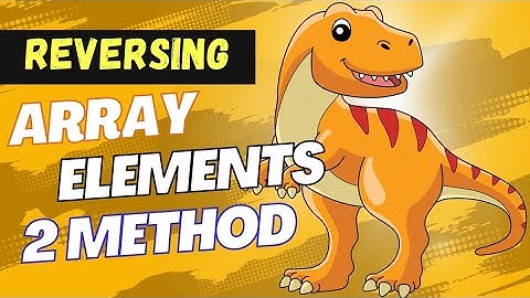 Reversing Array elements in c program.. using swapping method..