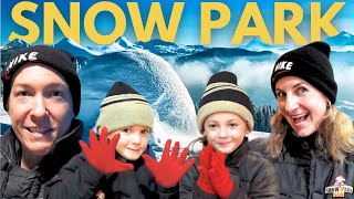 We Surprised The Kids With A Snow Park In India