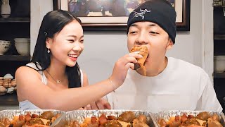 JasonTheWeen & Sa Nguyen CUTEST Mukbang..