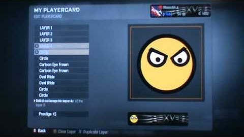 Black Ops Smiley Face Emblem (Tutorial)