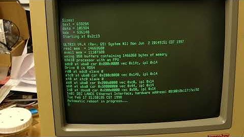 Booteando la VAX