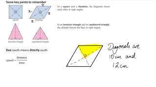 10  Problem solving with Pythagoras' theorem