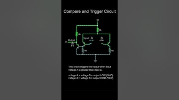 Transistor Voltage Comparator and Trigger Circuit
