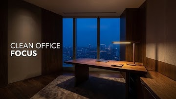 ⭐ Bright Office Ambience – Clean Modern Workspace for Productive Focus (1 Hour)