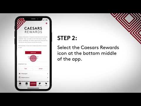 Caesars Rewards mobile app: How To Login