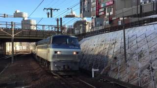 JR貨物 EF66-108号機+EF64-1042号機(空コキ1B) {5073レ}金山駅通過