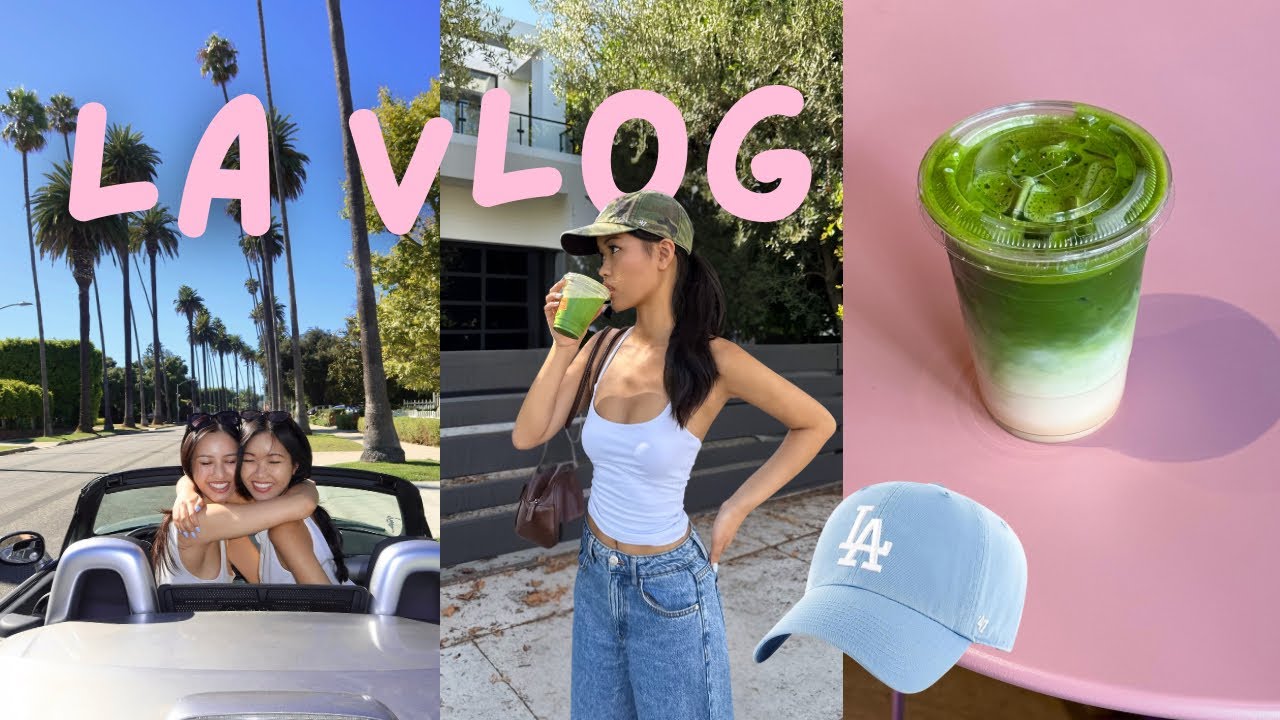 LA VLOG 🌴🎀⭐️ rodeo drive shopping, erewhon, hosting a matcha party!