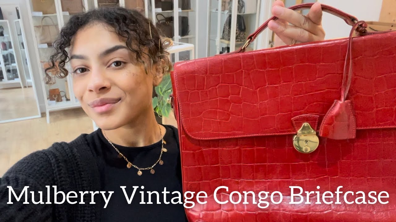 Mulberry Vintage Crocodile Crossbody