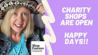 Charity Shopping Haul Post Lockdown- Slow Fashion Season